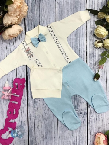 Купить оптом 127. Комбинезон с шапкой,100% хлопок интерлок в Майкопе